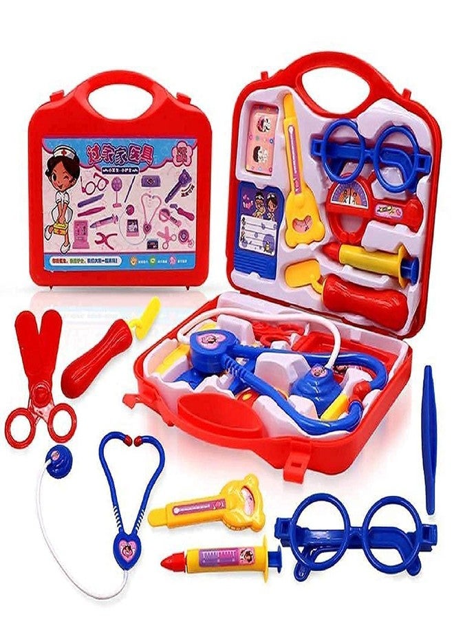 Grofler Doctor Play Set with Foldable Suitcase, Doctor Set Toy Game Kit, Compact Medical Accessories Toy Set Pretend Play Sets, Doctor Kit Toy for Kids. (Multicolor) - Image 3